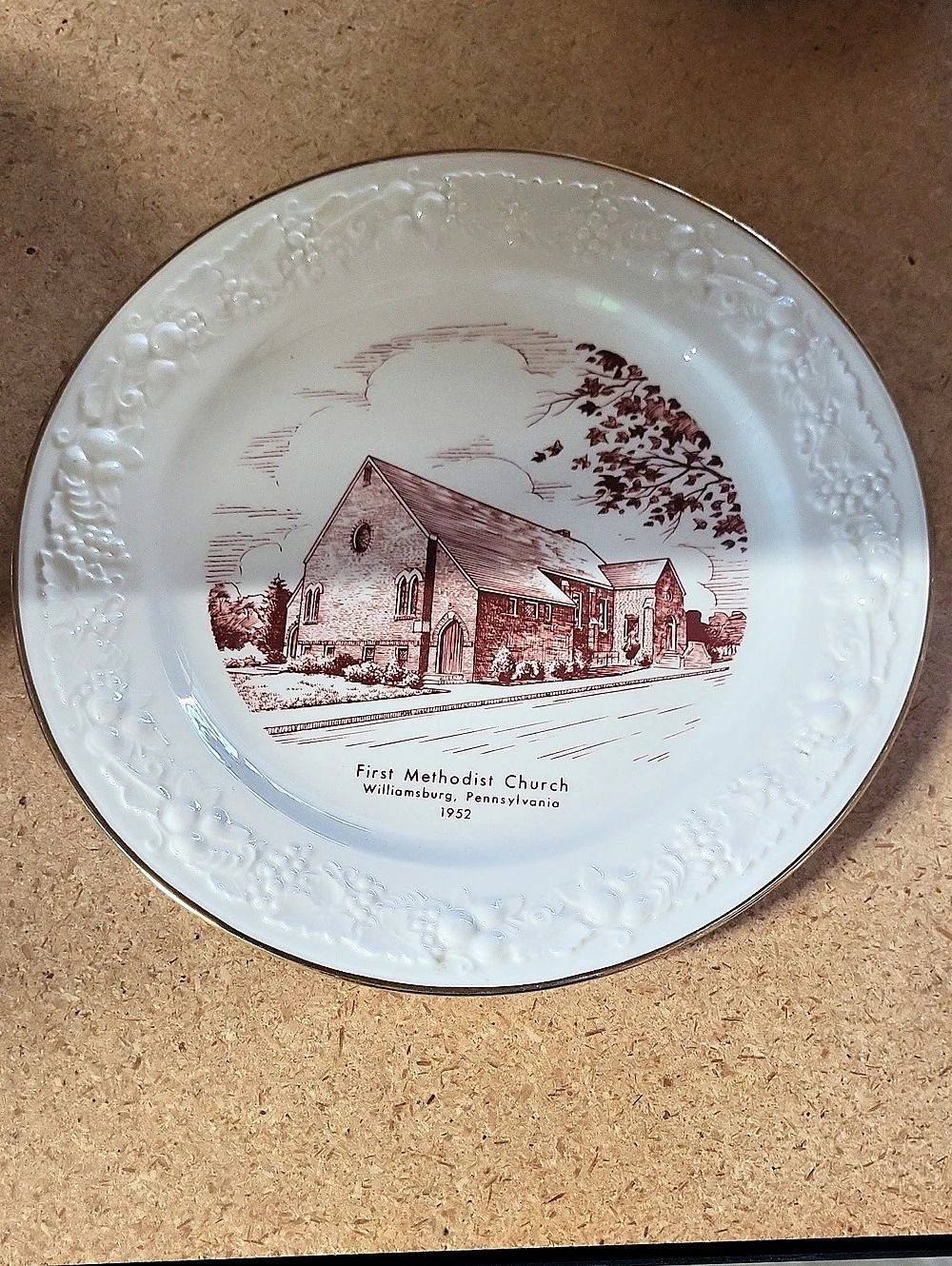 Art Studio First Methodist Church Williamsburg, Virginia 1952 Vintage Souvenir